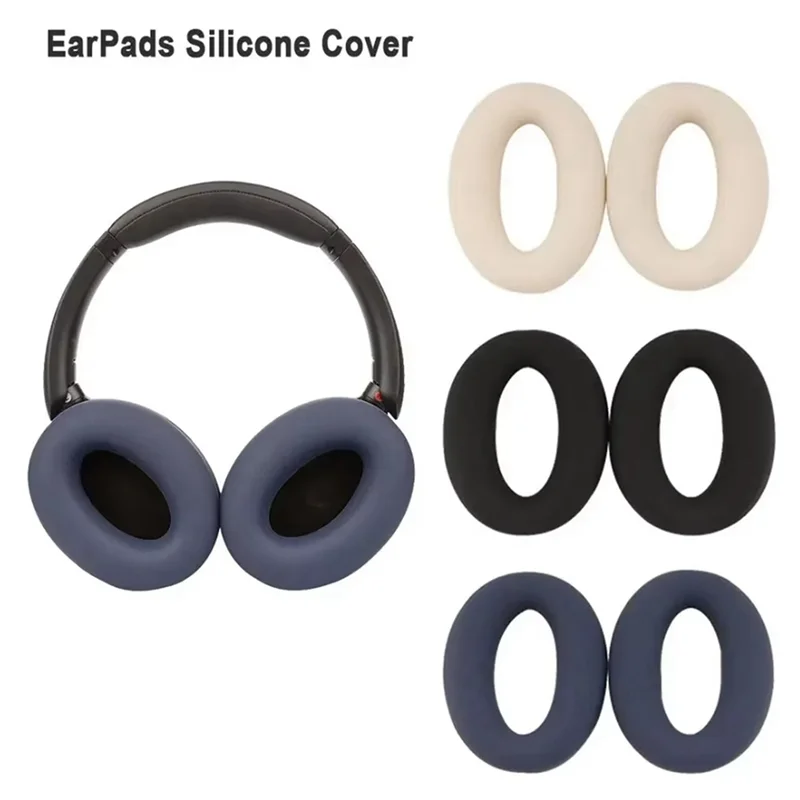 B27B 1 زوج بطانة للأذن لسوني WH-H910N سماعة سيليكون واقية غطاء للأذنين إصلاح أجزاء أوف وايت