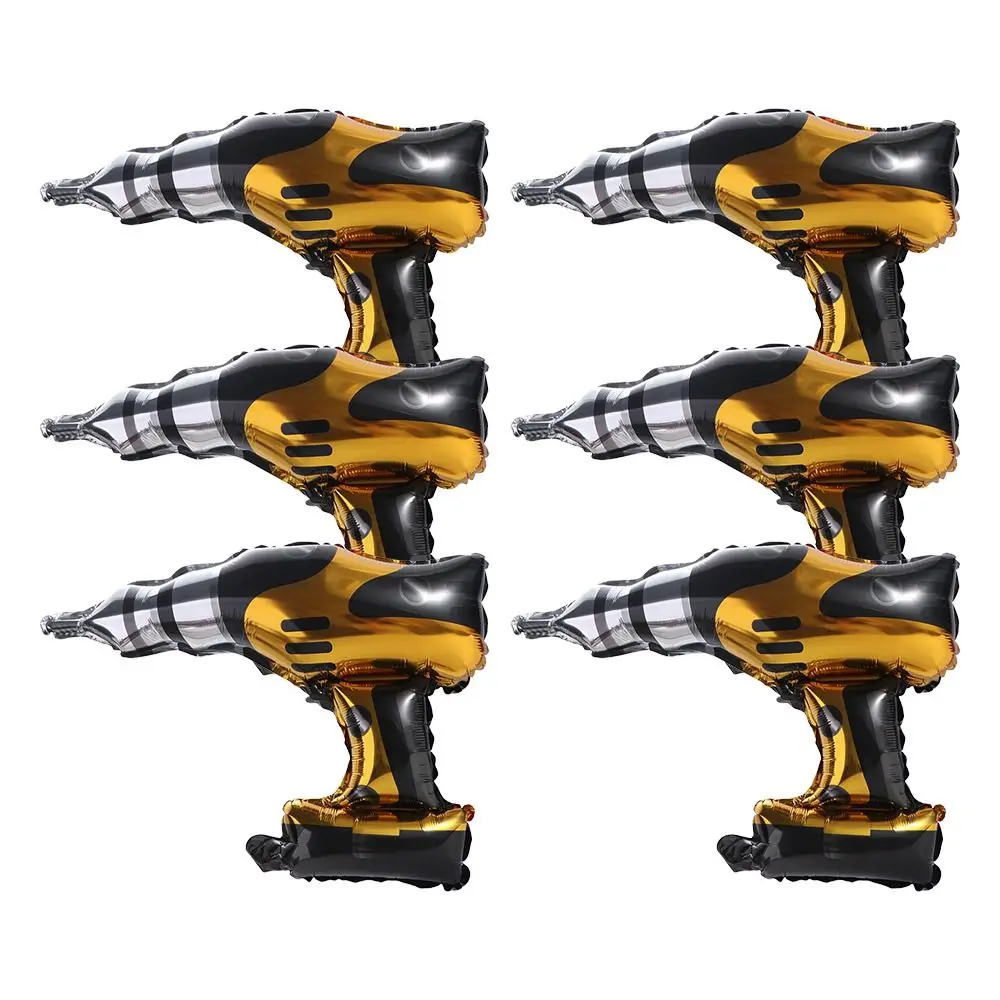 

Aluminum Film Power Drill Hammer Modeling Balloon Thickened Cartoon Electric Screwdriver Balloon Inflatable Fun