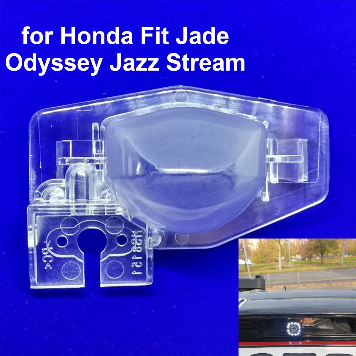 Car License Plate Lights Rear View Camera Installation Bracket for Honda Fit Jazz Jade Odyssey CR-V BR-V Jazz Stream Freed