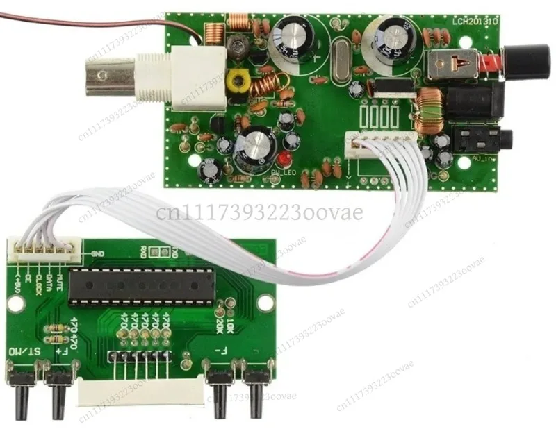 Df High Fidelity BH1415F CNC FM Stereo Transmitter Board, 100m Transmission Distance, 70-120MHz