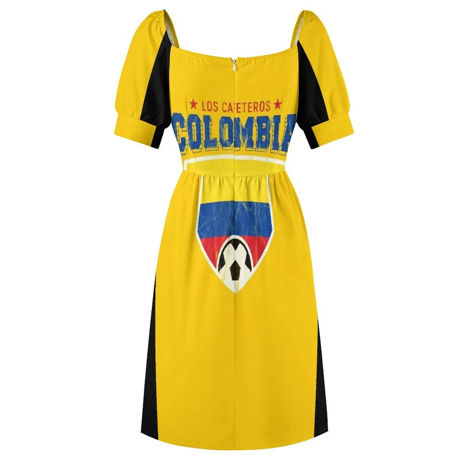 Maglietta con bandiera nazionale del calcio Colombia Maglia da calcio mondiale Coppa Abito senza maniche Abiti con maniche lunghe Abiti da sposa Abito