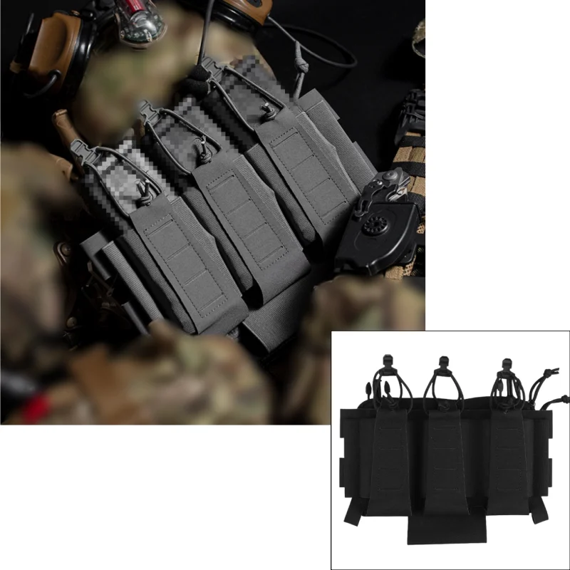 

Outdoor elastic 5.56mm triple function package, double-layer detachable carrying tourniquet vest accessory package