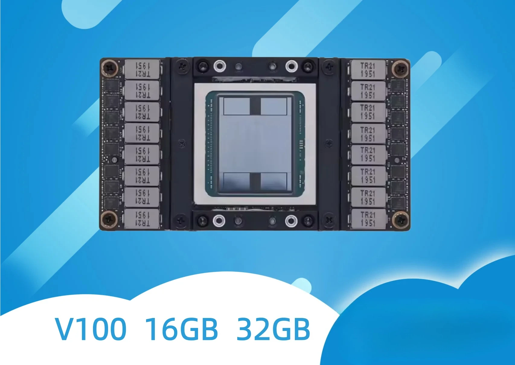 Used  V100 16GB 32GB SXM2 GPU Graphics Card GV100-895-A1 for AI Deep Learning HPC Server