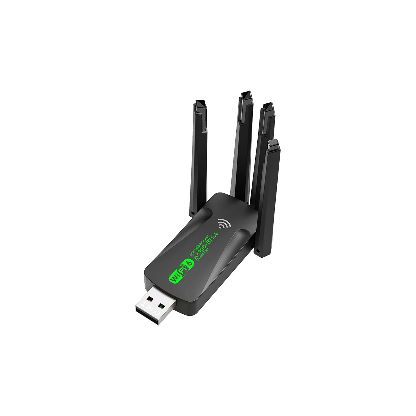 WiFi6 Bluetooth 2-in-1 4-antenna Dual-band Network Card Gigabit USB Desktop Computer WiFi Receiver Transmitter