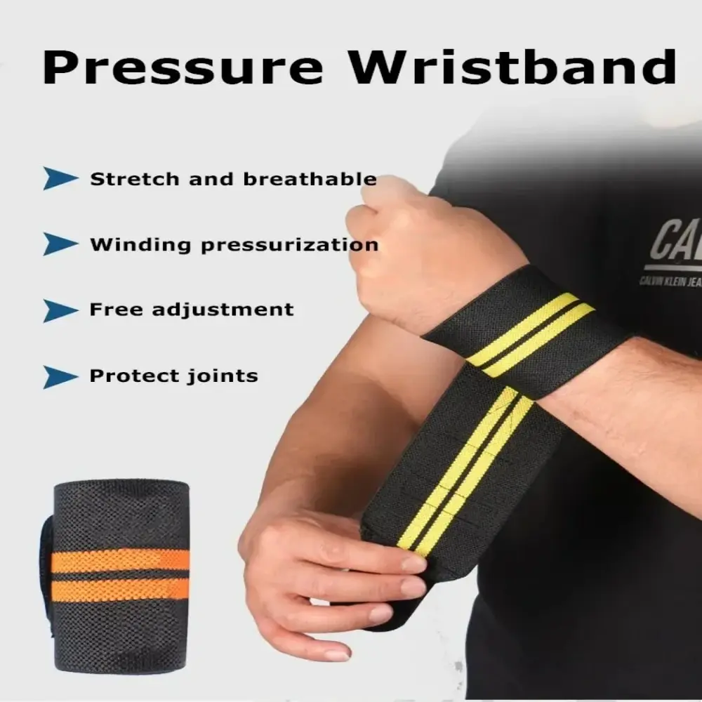 Adjustable Wrist Straps Men And Women Elastic Wristband and Wrist Fixers of Athletes Powerlifting Wrist Straps 1PC