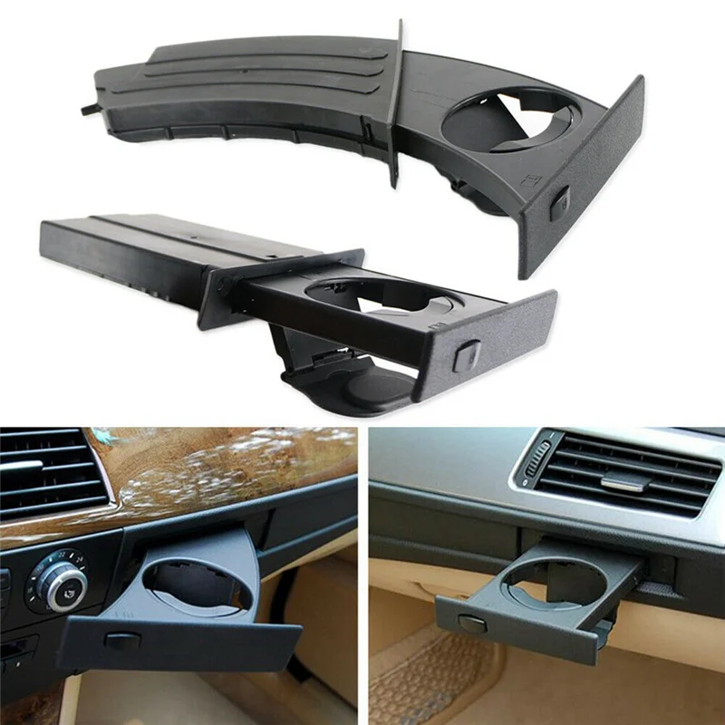 

ABJL-51459125622 51459125626 Water Cup Holder Side Cup Holder Driver Passenger Car For BMW 5 Series E60 E61 M5 530I 2004-2010 Pa