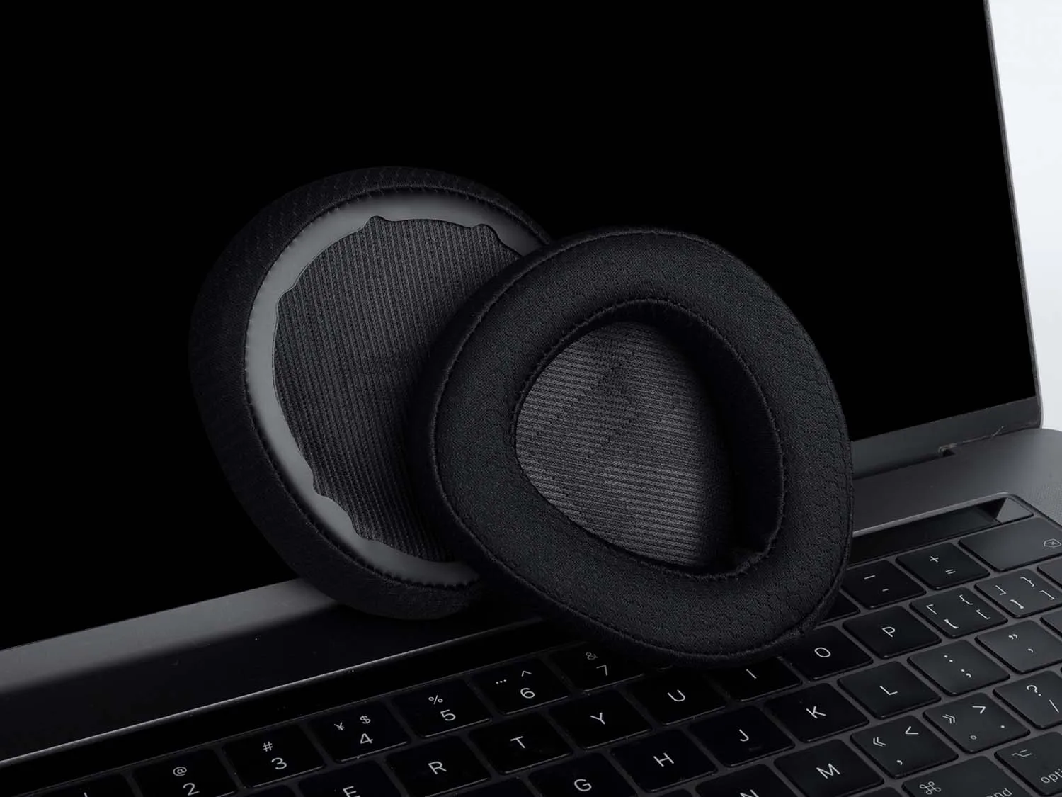 Earphone Pads for ASUS ROG Delta II Replacement Earpads Earmuffs Cloth Memory Covers Sponge Protein
