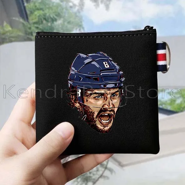 أليكس أوفيتشكين الهوكي سبورتر عاشق مروحة هدية قماش محفظة نسائية للعملات المعدنية حقيبة مربعة صغيرة مفتاح تخزين بطاقة أكياس الكرتون محفظة سستة الحقيبة