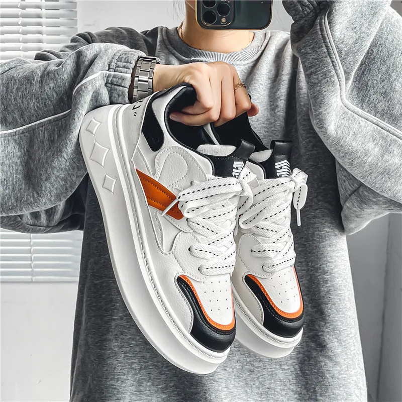 

Shoes for Mens Trendy Thick-soled Breathable Soft-soled Sneaker High Quality Fashion Casual Sports Mens Shoes Zapatillas Deporte
