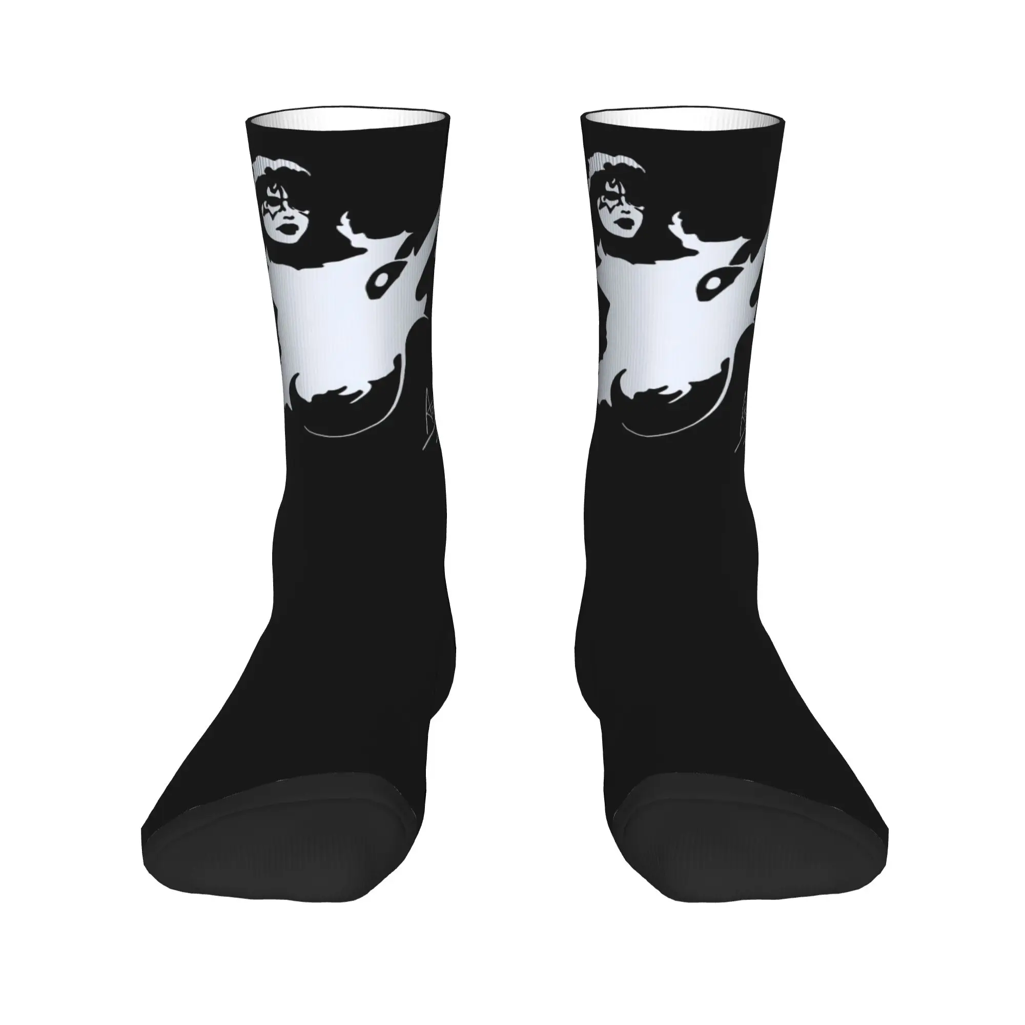 에이스 프레일리 스페이스맨 키스 밴드 양말 한국 양말 커플 따뜻한 부드러운 양말 봄 야외 맞춤형 땀 방지 양말 선물