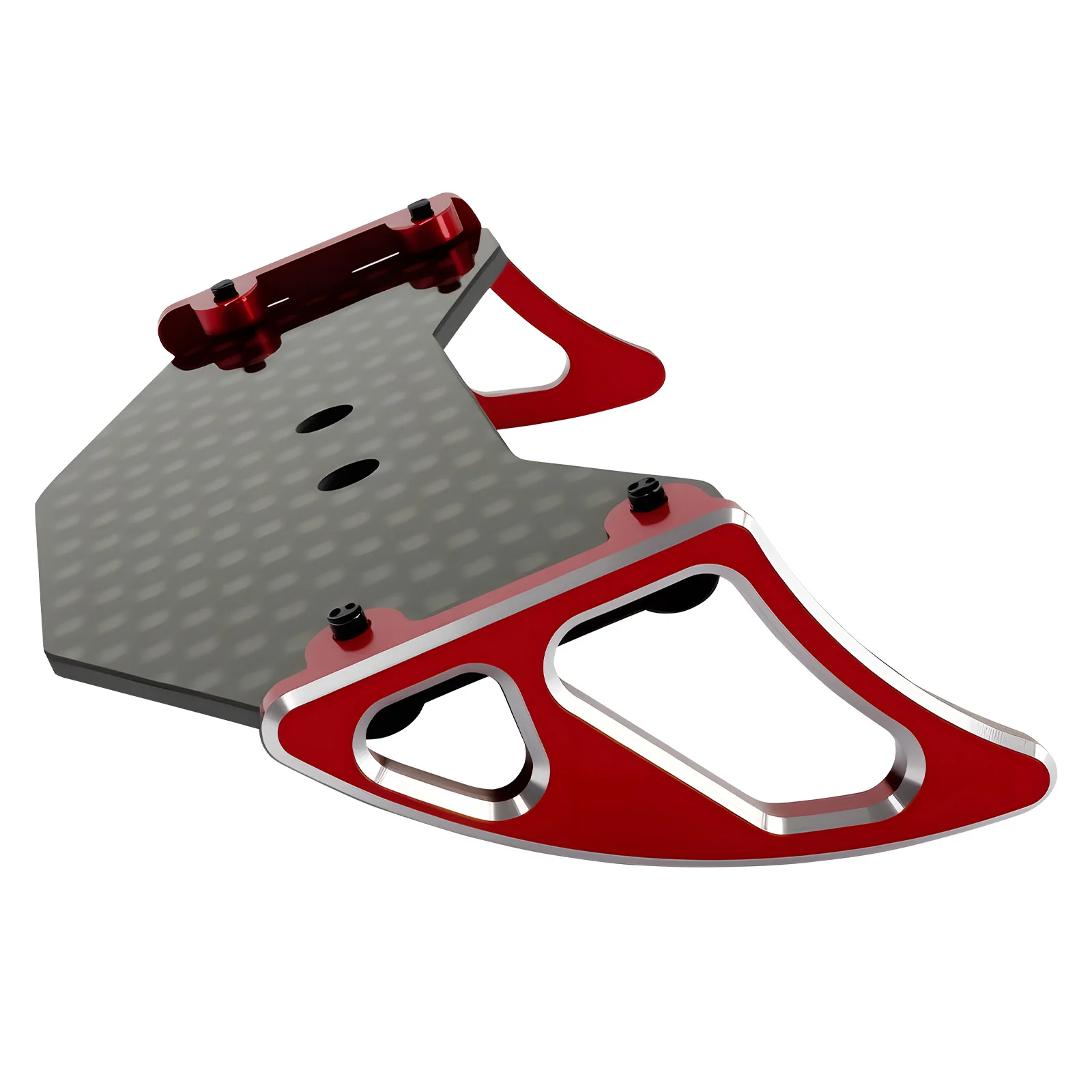 Rear Body Wing Spoiler Aluminum Meta For WLtoys 244016 Losi Micro b And Losi Micro t Upgrades Parts 1/24 Accessories Rc Car