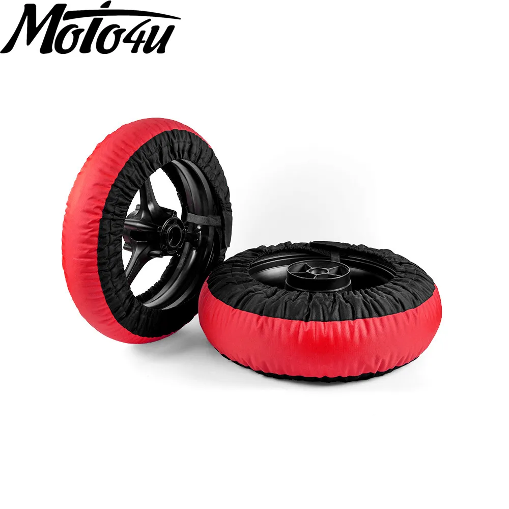 10 بوصة 12 بوصة لا الرقمية إطار دراجة نارية دفئا مجموعة سباق الإطارات غطاء سخان سكوتر الأمامي والخلفي 0-80 درجة
