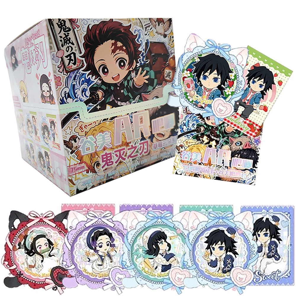 

Demon Slayer Collection Card Japanese Classic Fantasy Anime Fans Cherish Kanroji Mitsuri Iguro Obanai Creative Badge Party Gift