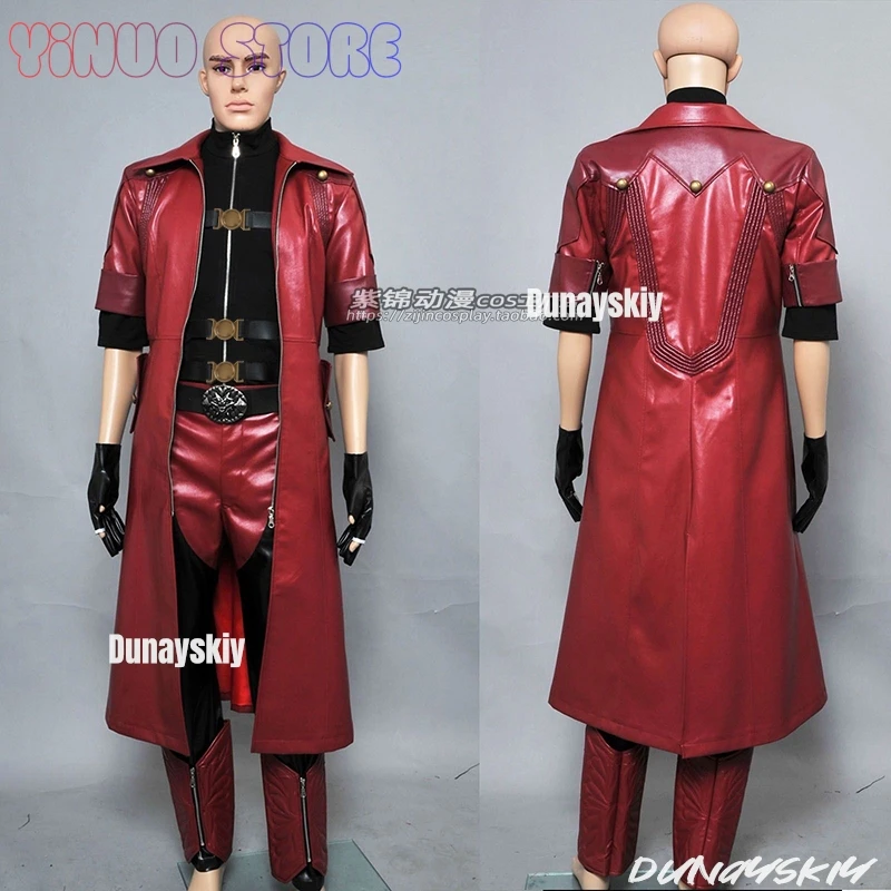 DMC Dante Show Men's Clothing Everyday Leather Clothing Cosplay Cos Game Anime Party Uniform Hallowen Play Character Costume - Image 4