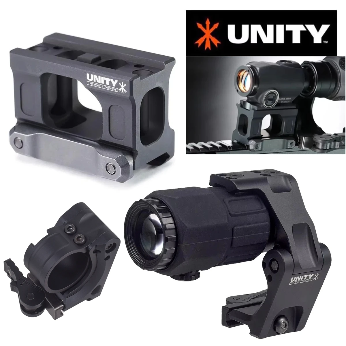 Support de montage rapide RDS UN Tactical Duty pour T01 T02 CompM5s CompM5b 553 Red Dot Sight Scope, support de surélévation universel