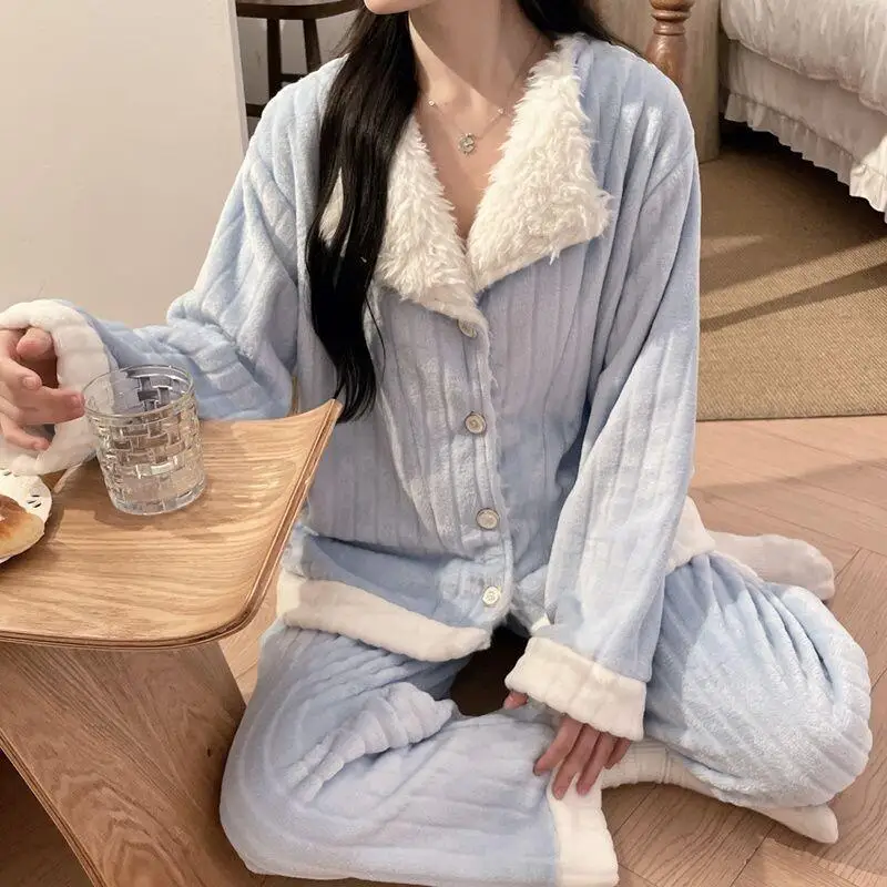 Pijamas de mujer, ropa de dormir, conjunto de pijama de algodón, ropa de casa, Otoño Invierno, Bjamah personalizado, vestido Grinch personalizado para mujer