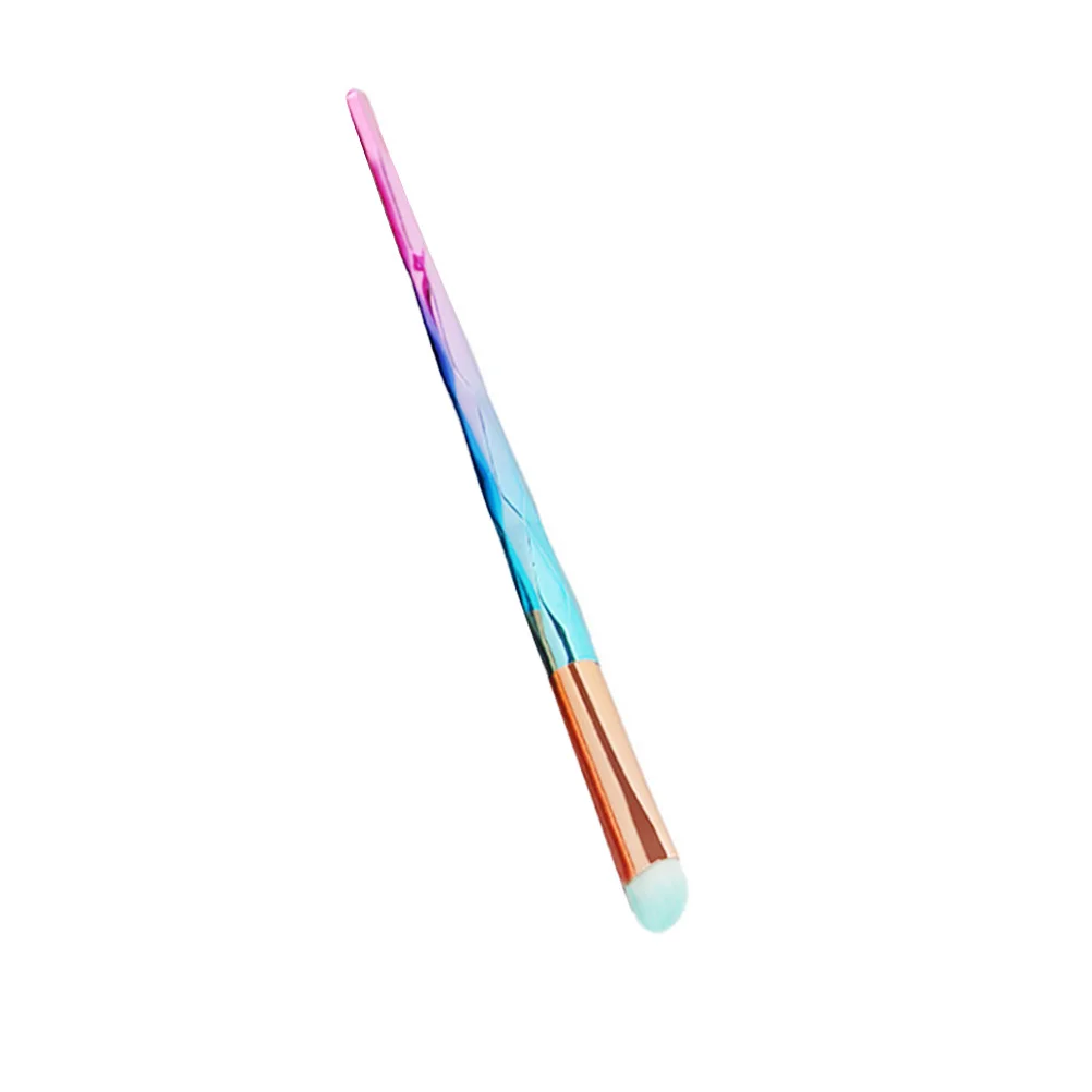 Juego de brochas de 20 piezas con mango largo, diseño de unicornio, Kit de brochas de cerdas, maquillaje de ojos, accesorios de belleza, herramientas profesionales