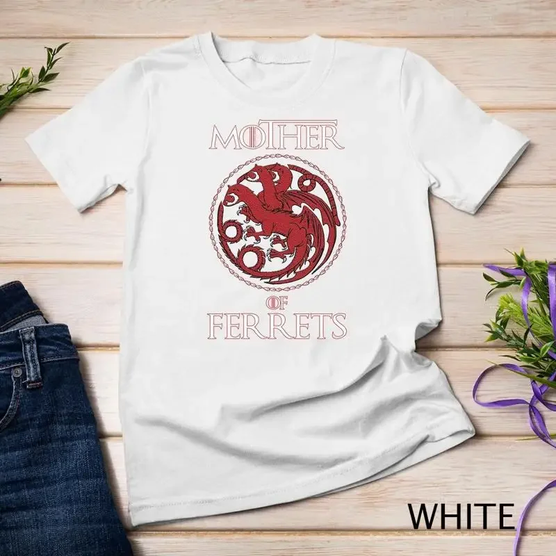 Mother of Ferrets Ferret Lover Mom Gift For Women Girls Unisex T shirt