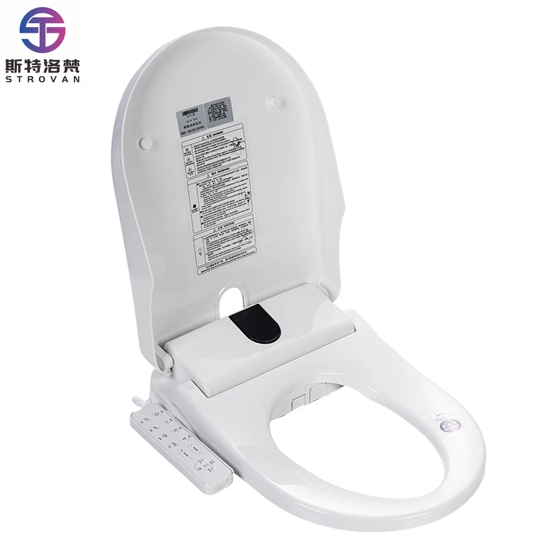 

ZXHK Wholesale Automatic Smart Toilet Seat Cover Electric Opening and Remote Control with Seat Heating Made of Plastic