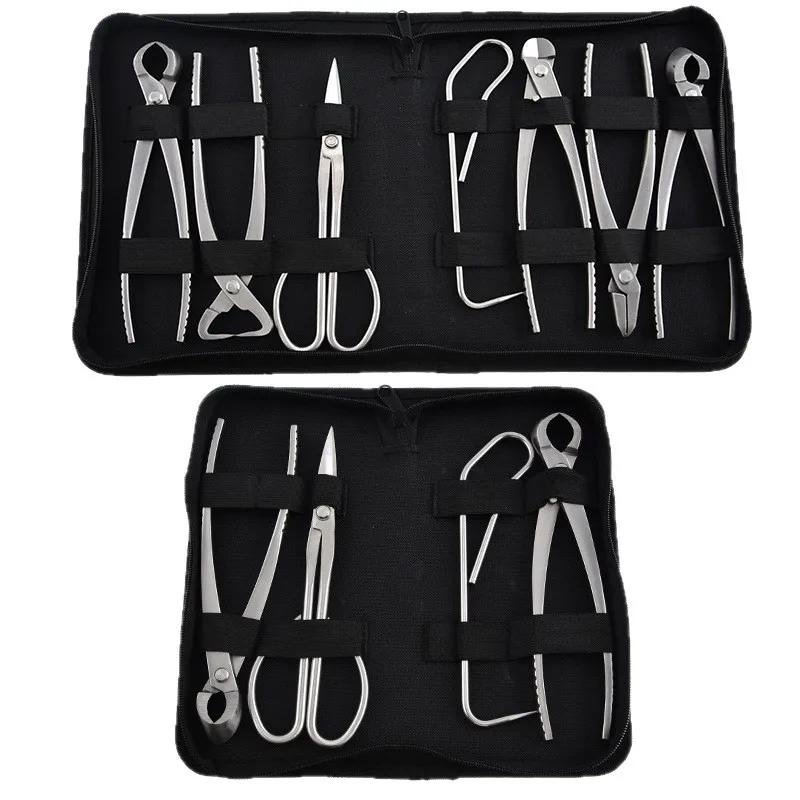 Ensemble de sécateurs de bonsaï, 4/5/8 pièces, ciseaux à rotule de jardinage, sécateur à main pour branches de fleurs, outils de coupe portables