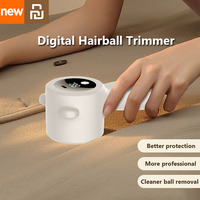 Youpin 2 in 1 Rechargeable Electric Fabric Shaver With Digital Display 3 Speed Portable Lint Remover For Clothes Fur Ball Trimer