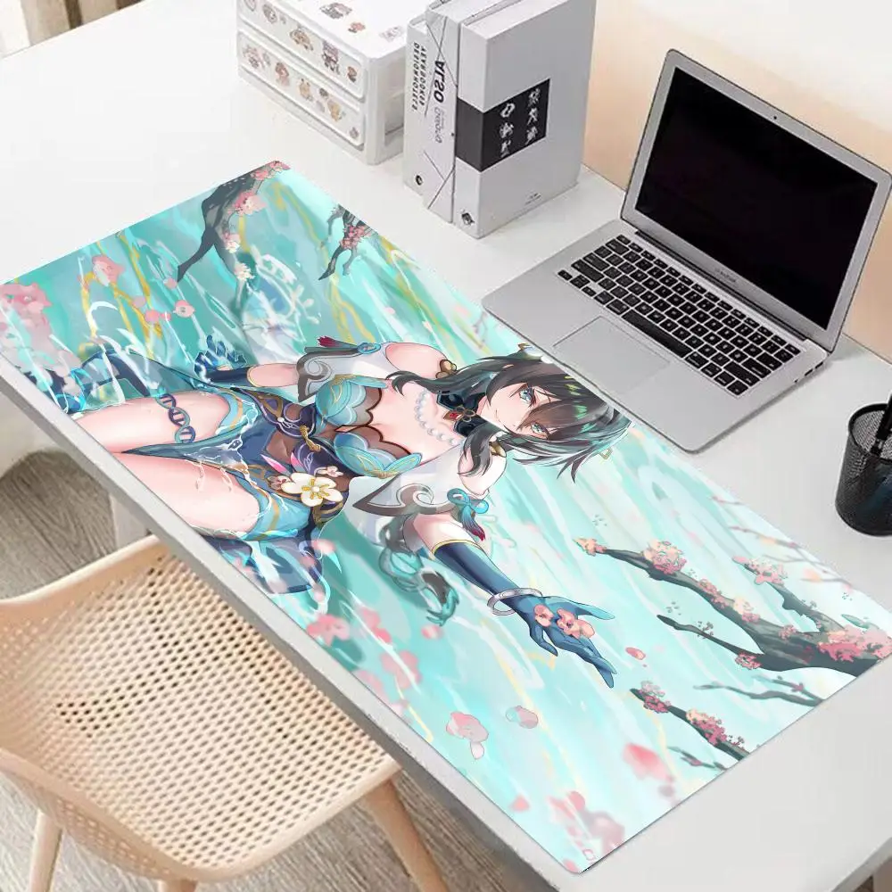 

Honkai Star Rail Ruanmei Mouse teclado mecânico gamer Pad 900x400mm Office Non-Slip Pads Large Mouse Pad PC Gamer Naturally Rubb