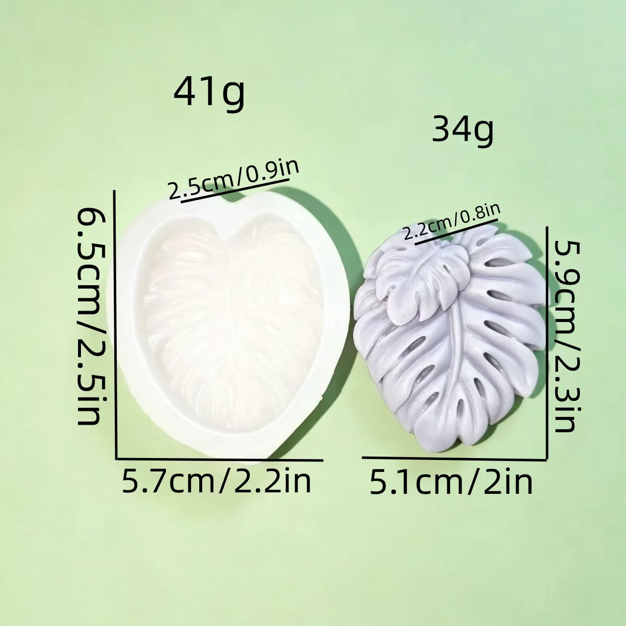 3D Monstera Leaf Silicone Mold Tropical Leaves Fondant Chocolate Mould DIY Candle Resin Soap Cake Decor Craft Tool