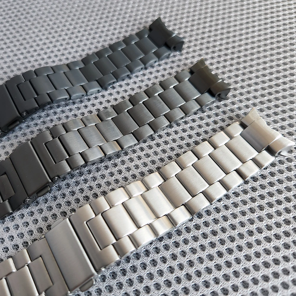 Pulseira de metal titânio para samsung galaxy watch 5 pro 45mm/watch5 44mm 40mm/relógio 4 clássico 46mm 42mm sem lacunas 20mm pulseira de banda