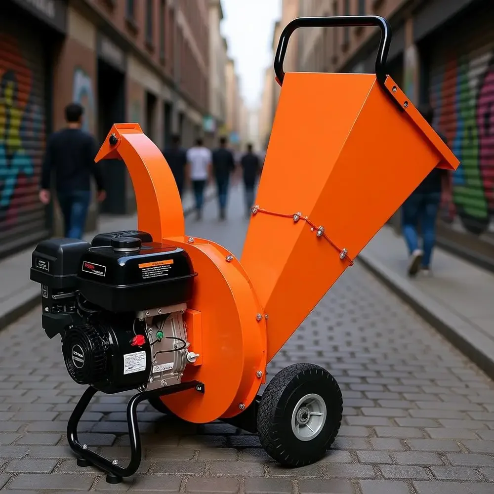 

9 HP 274cc Gas Engine 4 Max Diameter Heavy-Duty Wood Chipper Shredder Mulcher