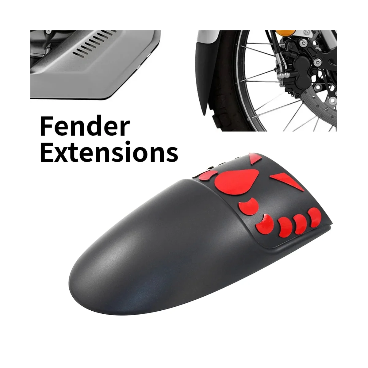 Motorcycle Accessories Front Fender Mudguard Extender Extension for Aprilia Tuareg 660 Tuareg660 2022-