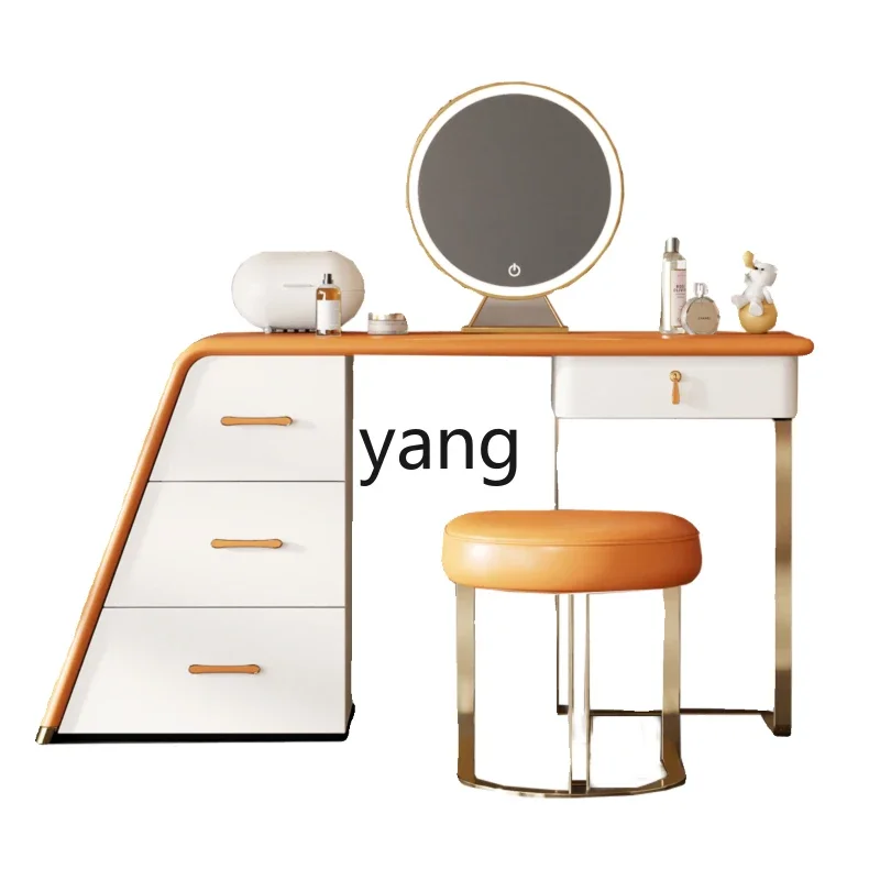 XYY new Internet celebrity dresser high luxury leather makeup table modern multi-function desk