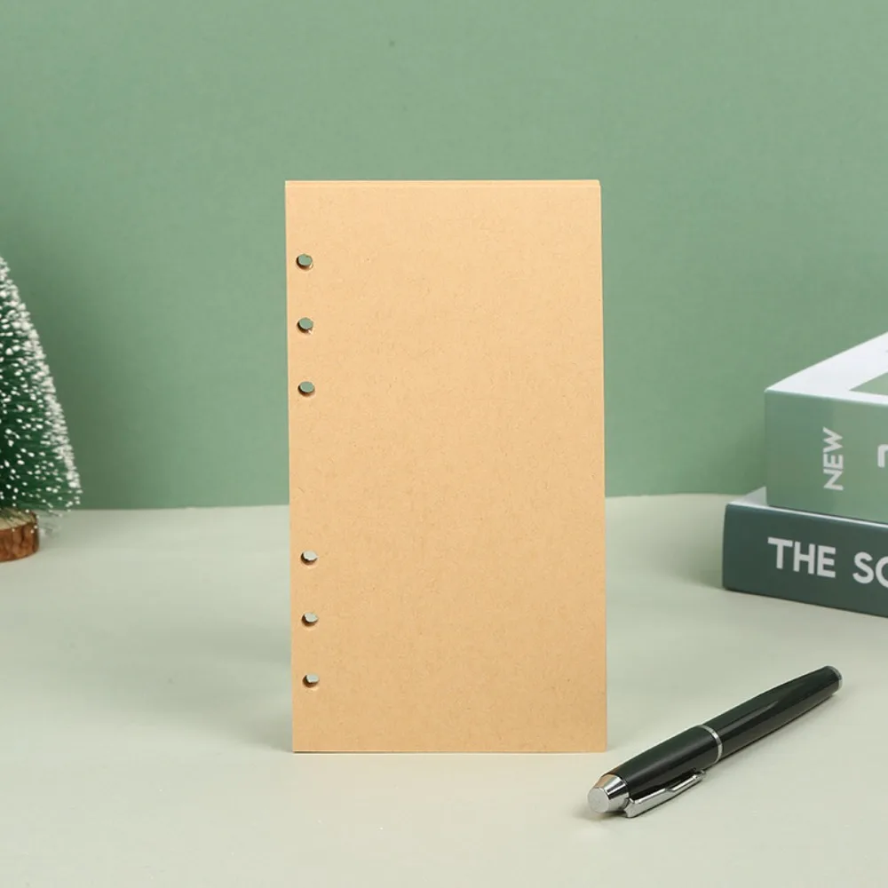 45Sheet Loose-Leaf Notebook Refill Paper Line Grid Index Inside Page Cards A5 A6 A7 Inner Refill Paper Paper Stationery