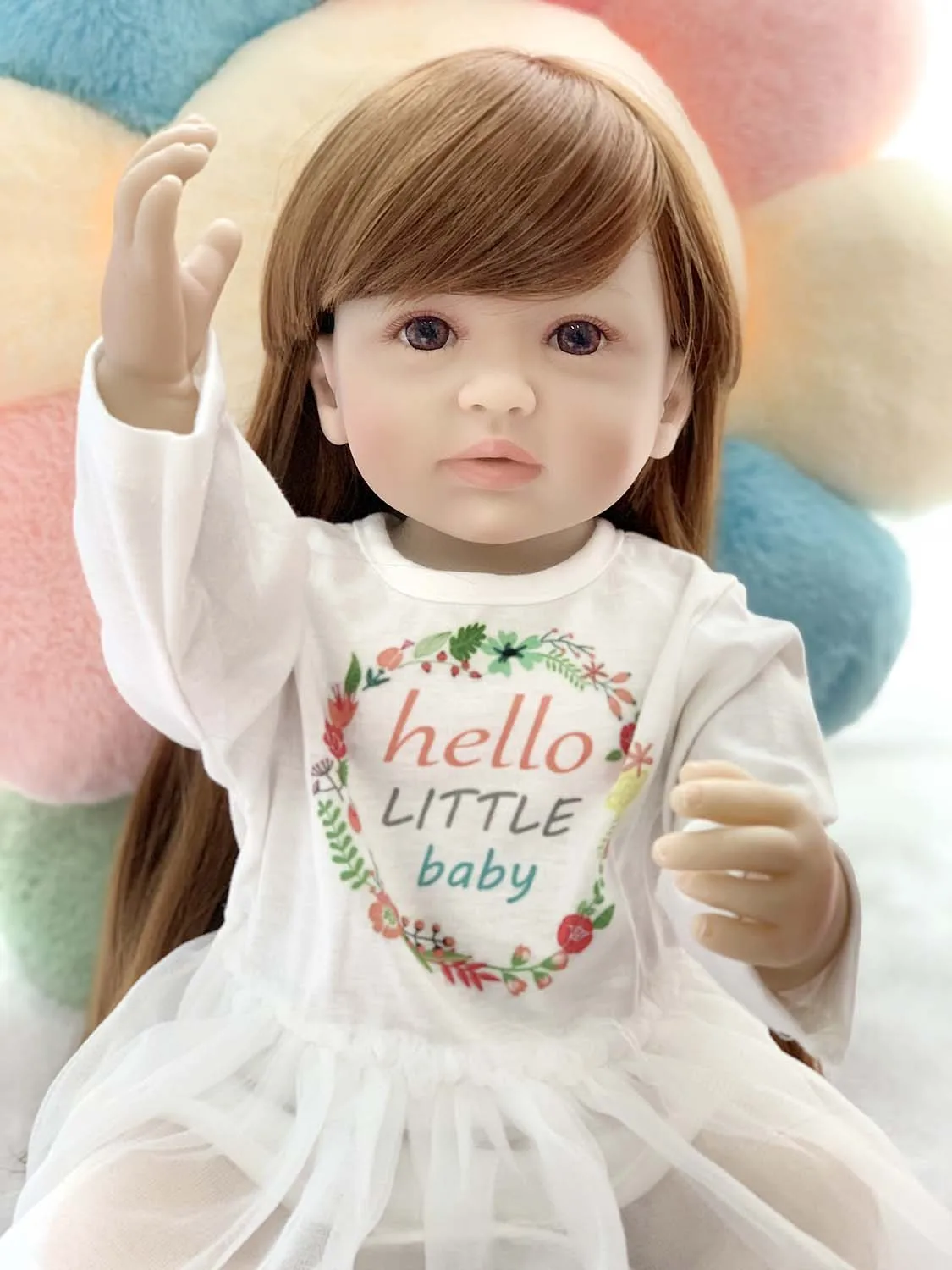Rubber Qui Pleure Et Fait Pipi Silicone-Reborn-Baby-Dolls-For-Sale Model 55 98Cm Kitpanam Reborn Dolls