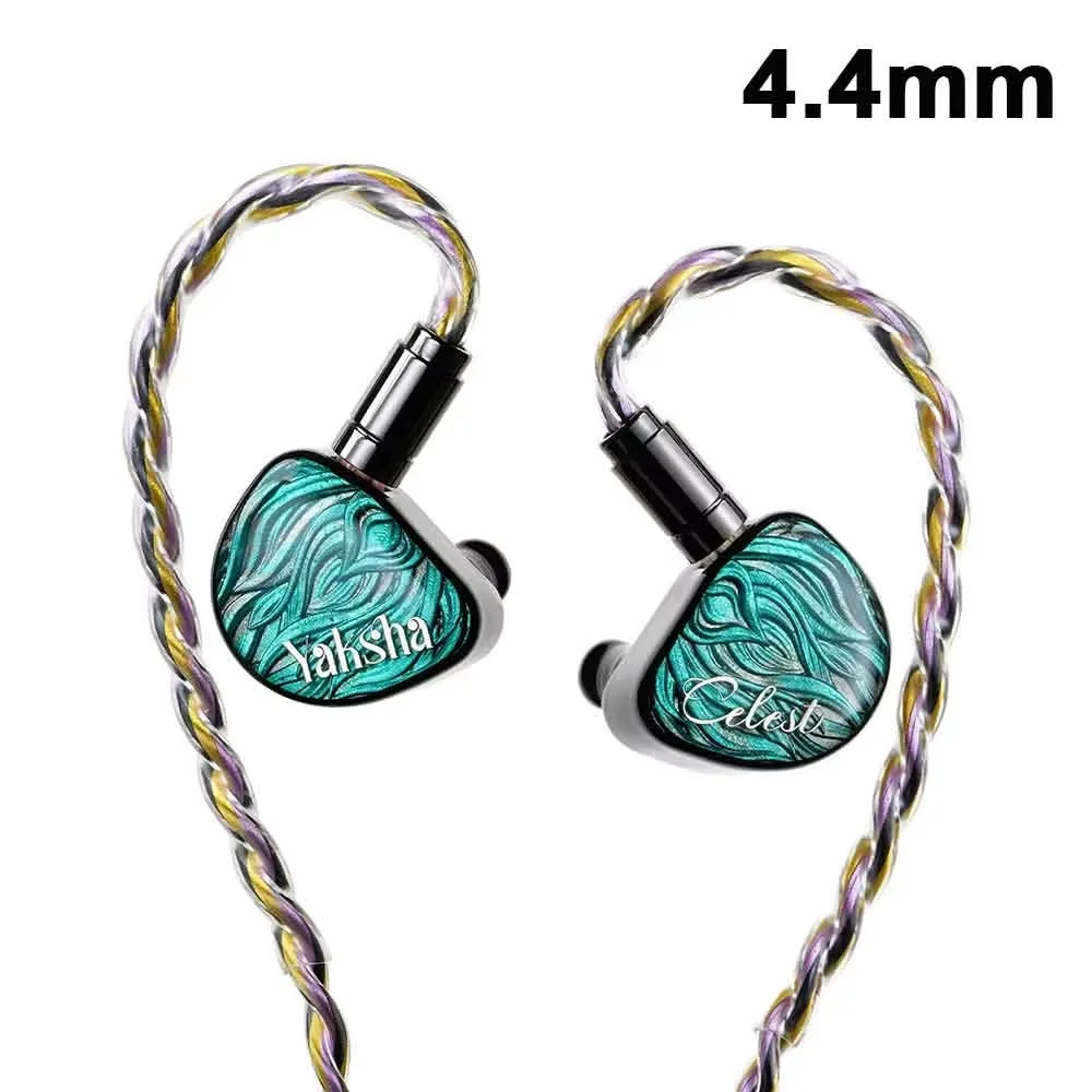 Celest Yaksha Earphone 2DD+1BA+1MPD In Ear Monitor With Detachable Cable For HiFi Music Gifts Earbuds Headset