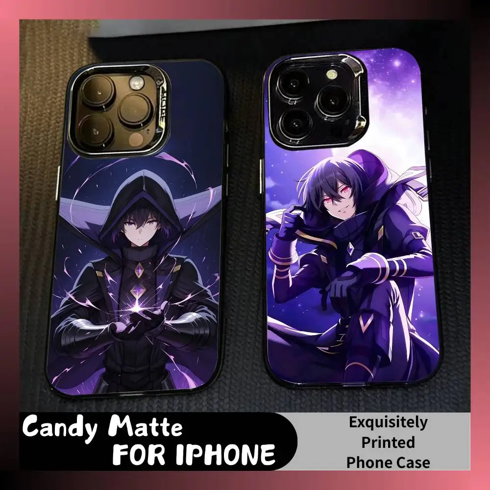 

The E-Eminence Cid K-Kageno S-Shadow Phone Case For iPhone 16 17 15 14 12 13 Pro Max Black Candy Matte Shockproof Cover