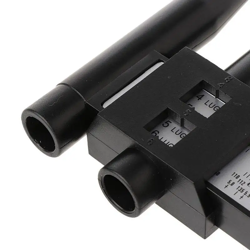 y55e 4 5 6 8 عجلة الثقوب لنمط الترباس الحافة انزلاق أداة قياس أداة قياس الحاكم PCD Lugs Hub قياس اليد