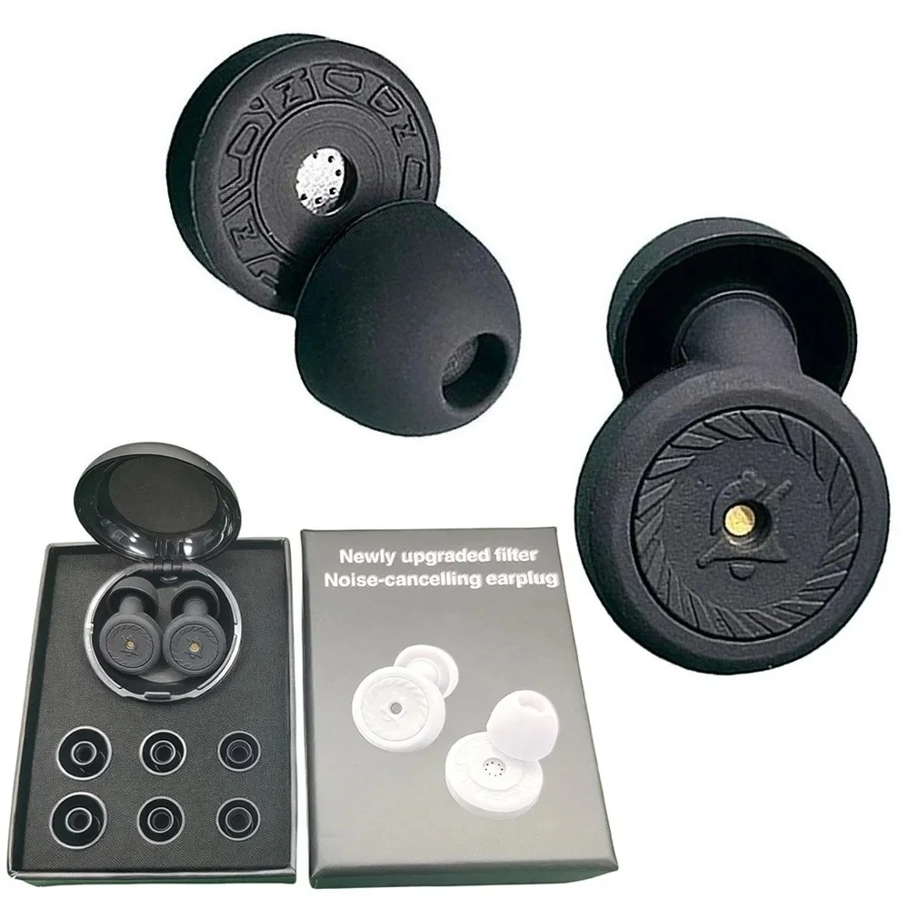 

Silicone Earplugs for Sleeping Noise Cancel Ear Protector Hearing Protection Reusable Earplug for Focus Concerts Work Study Swim