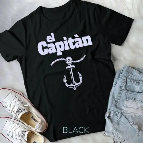 El Capitan Apparel Funny Captain Boat Gifts Unisex T-shirt