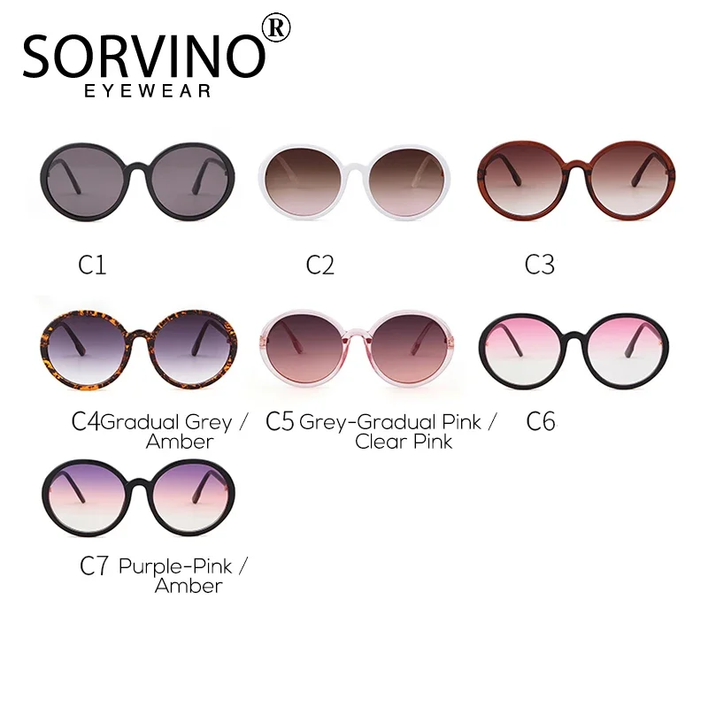 SORVINO Luxury Brand Designer Sunglasses Vintage Round Sun Glasses Women Driving Retro Sunglass Men UV400 Gafas sol mujer