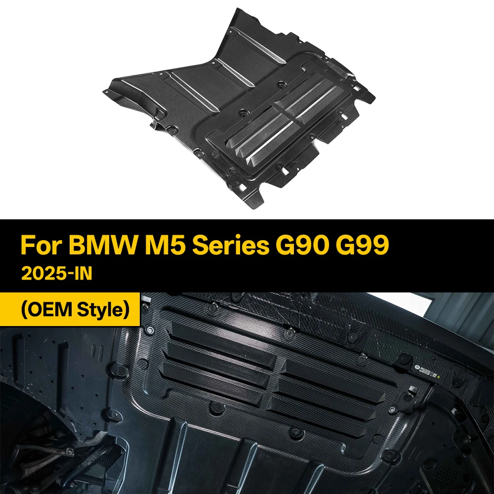 

Real Dry Carbon Fiber Skit Plate for BMW M5 Series G90 G99 OEM Style 2025-IN 1Pcs/Piece