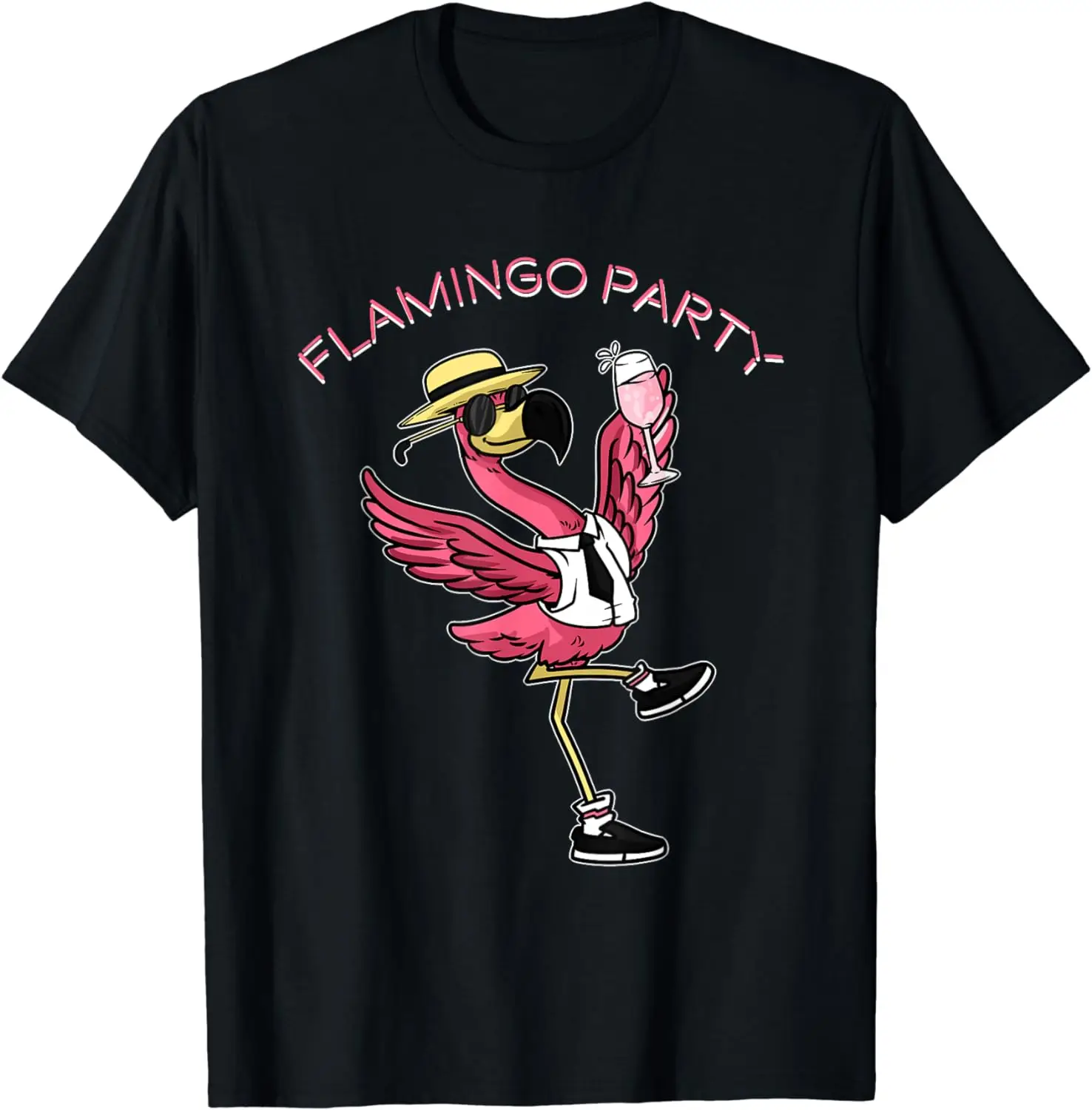 men clothing Flamingo Party T-Shirt women clothing