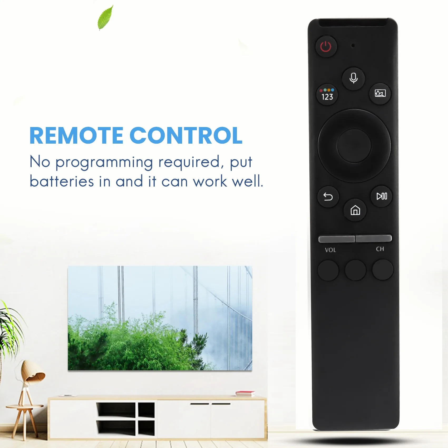 N36R_DURABLE BN59-01312B for Samsung Smart QLED TV with Voice Remote Control