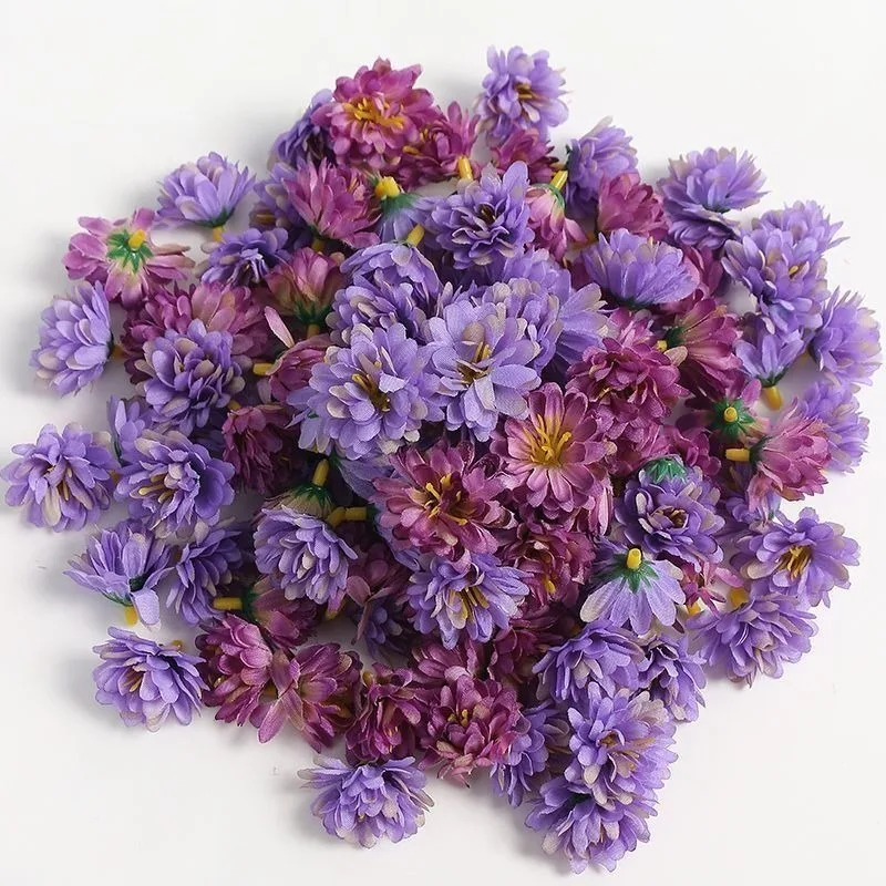 20/50pcs künstliche Blumen 3,5 cm Seide gefälschte Blumen für zu Hause Zimmer dceor Garten Hochzeit Hochzeit Dekoration DIY Geschenke Zubehör – Detail 1