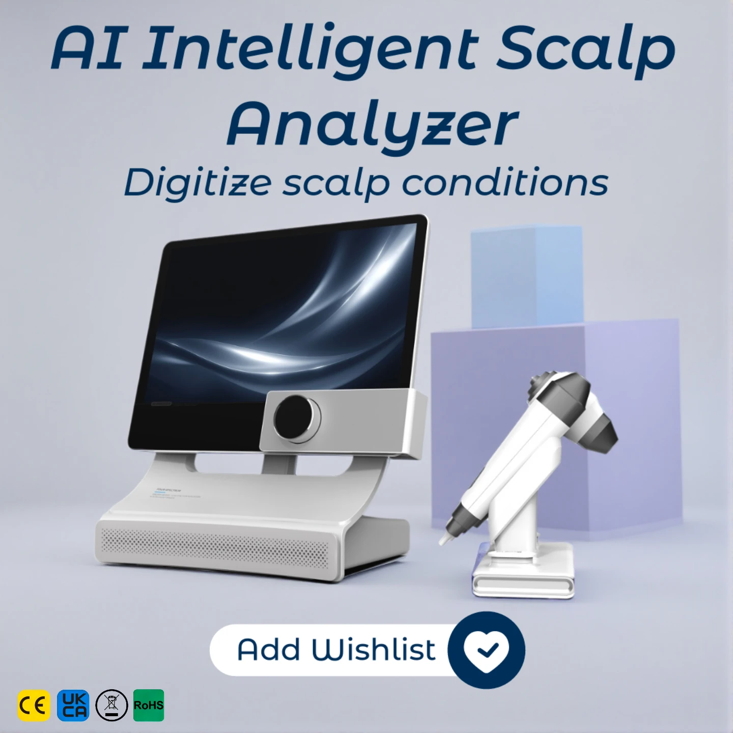 Al Intelligent Scalp Analyzer Skin Moisture Test Hair Follicle Tester Upgraded Salon Equipment Supports Custom Languages
