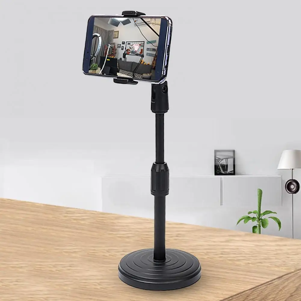 Useful Phone Holder Flexible Multi-functional Thickened Base Desk Smart Phone Bracket  Phone Mount Adjustable