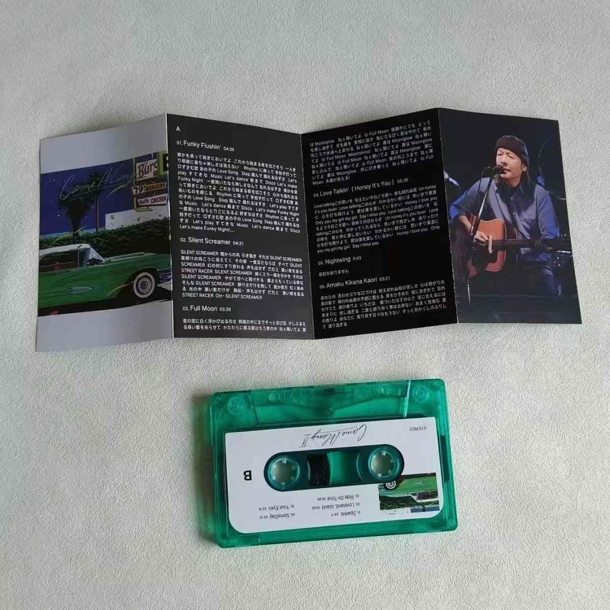 Retro Tatsuro Yamashita Music Tape COME ALONG 2 Album Cassettes Cosplay Recorder Walkman Car Soundtracks Box Party Music Gifts