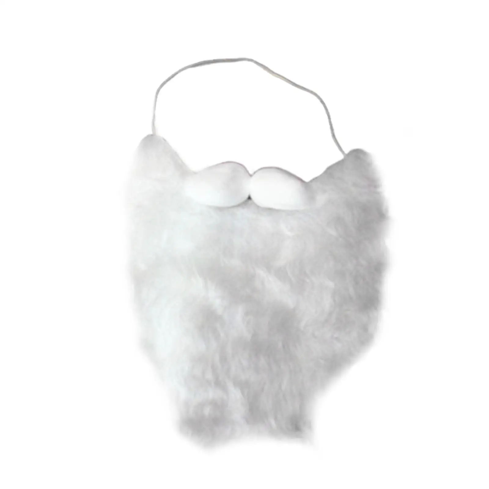 Weihnachtsmann-Bart für Kinder und Erwachsene, realistisches Kostümzubehör, Weihnachtskostüm, Bekleidung, gefälschter Schnurrbart für Karneval, Weihnachten, Maskerade