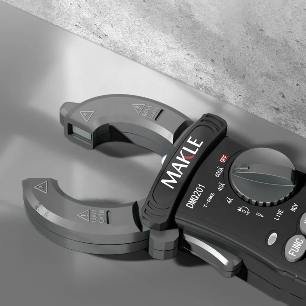 4000 count/6000 counts True-rms Clamp Meter Automatic Intelligent Digital Display High Precision Ammeter Tester