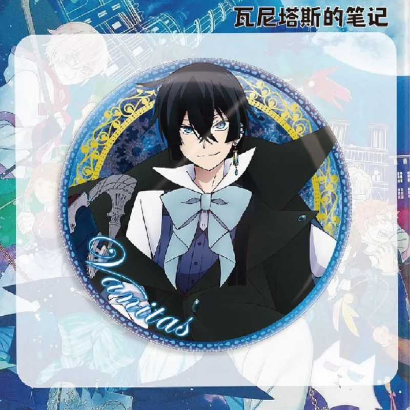 The Case Study of Vanitas Anime Figures Vanitas Jeanne Metal Badges Fans Bag Decorative Brooch Cute Pins Christmas Gift