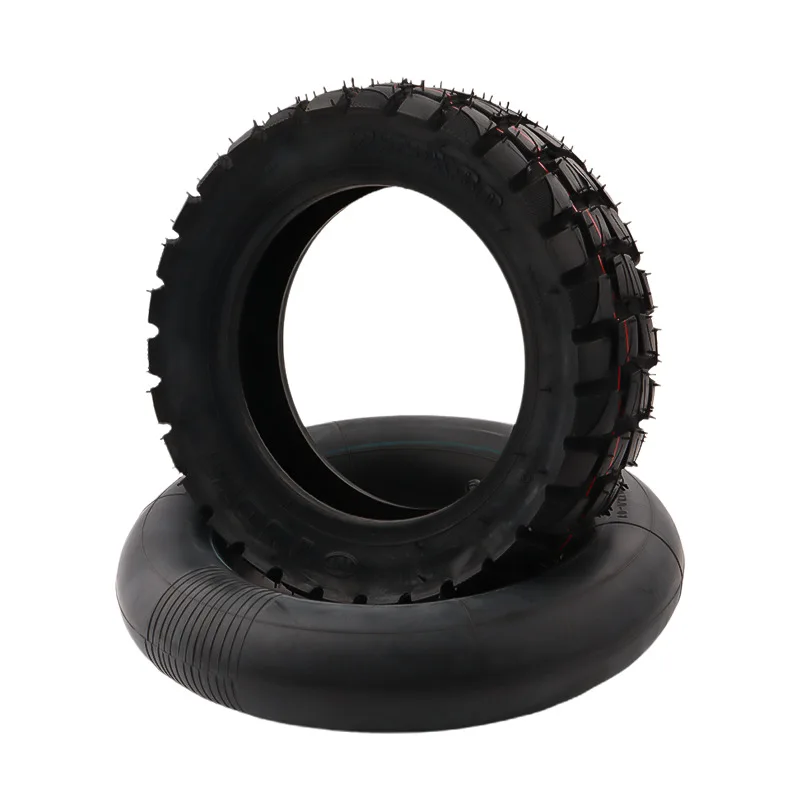 10x3/255x80 Inner Outer Tires 10inch Electric Scooter Rubber Inflatable Thickened Tube Electric Skateboard Wheels Outer Tires